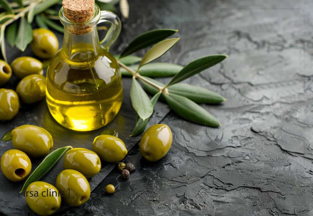 What does olive oil contain?